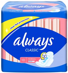 Прокладки женские Always классик нормал драй 10 шт.