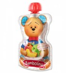 Пюре, Bambolina (Бамболина) 90 г персик и яблоко с 4 мес. дой-пак
