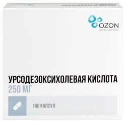 Урсодезоксихолевая кислота капс. 250 мг 100 шт.