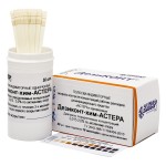 Полоски индикаторные, 50 шт Дезиконт-хим-Астера для экспресс-контроля концентраций рабочих растворов дезинфицирующего средства Астера