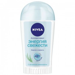 Дезодорант-антиперспирант для женщин, Nivea (Нивея) 40 мл энерджи фреш освежающая энергия стик