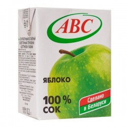 Сок АВС яблочный 200 мл