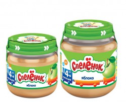 Пюре Спеленок яблоко без сахара с 4 мес 125 г